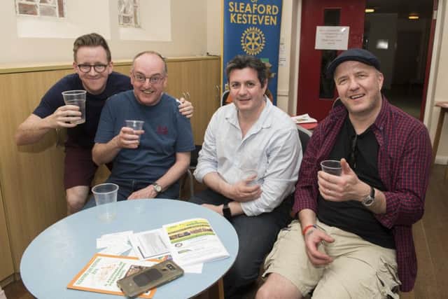 The Rotary Club of Sleaford Kesteven hold their St GeirgeÃ¢Â¬"s Beer Festival at St DenyÃ¢Â¬"s Church Room, Sleaford Picture: Sarah Washbournwww.yellowbellyphotos.com NNN-180421-214500002
