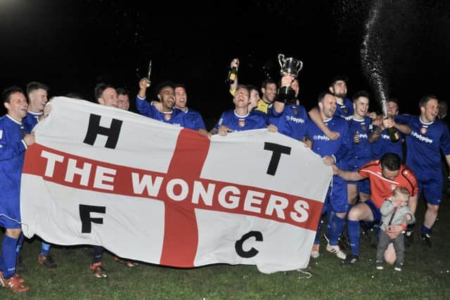 Horncastle Town celebrate.