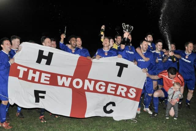 Horncastle Town celebrate.