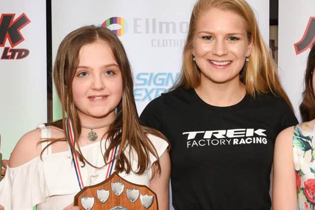 Jael Maw with Evie Richards.