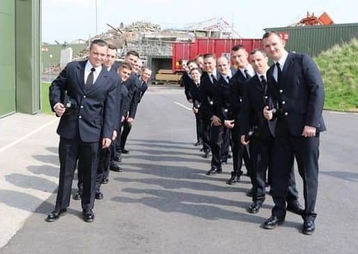 Sixteen on-call firefighters have graduated and will join crews around the county. ANL-180425-085201001