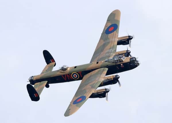 The iconic Lancaster flown in the skies above RAF Coningsby.