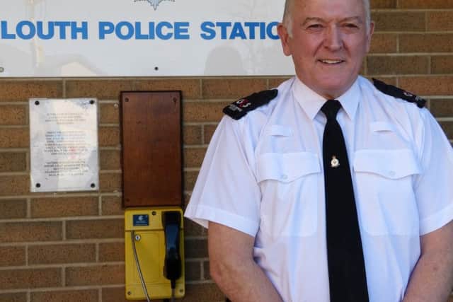 Dave Leyland at Louth Police Station.