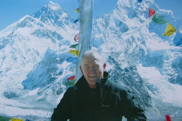 Dave Leyland at Mount Everest.