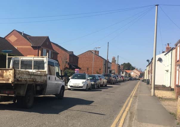 Residents in Prospect Street (pictured) are fed up of problems caused by double-yellow lines. EMN-180426-142535001