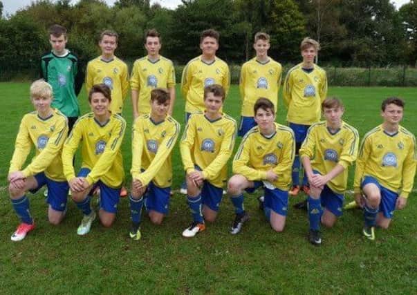 Market Rasen Town Under 16s finished ninth in the Mid-Lincs League Division C EMN-180430-121153002