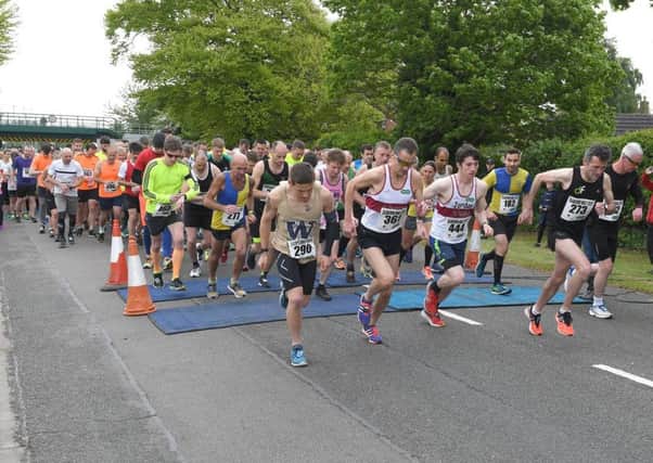 The start of last year's Sleaford Half Marathon EMN-180427-154338002