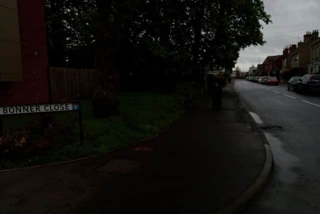 An elderly woman was bowled ove when passing vehicles splashed through puddles near the junction of Marehame Lane and Bonner Close, Sleaford. EMN-180428-131539001