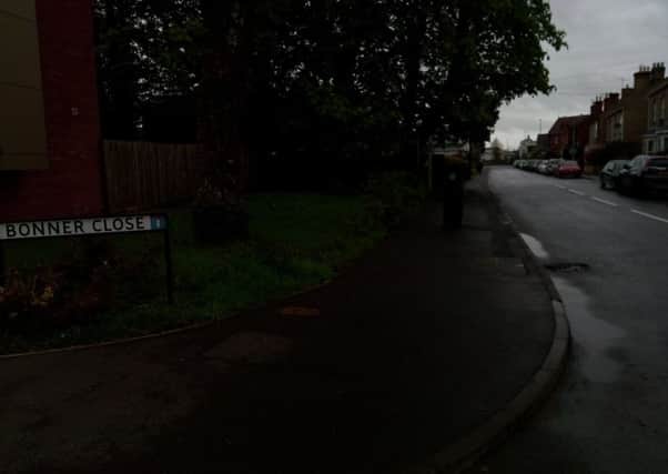 An elderly woman was bowled ove when passing vehicles splashed through puddles near the junction of Marehame Lane and Bonner Close, Sleaford. EMN-180428-131539001