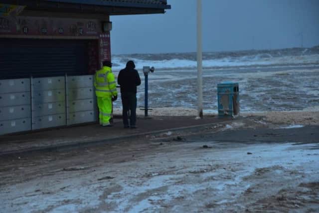 A Yellow weather warning has been issued for Skegness. ANL-180430-072313001