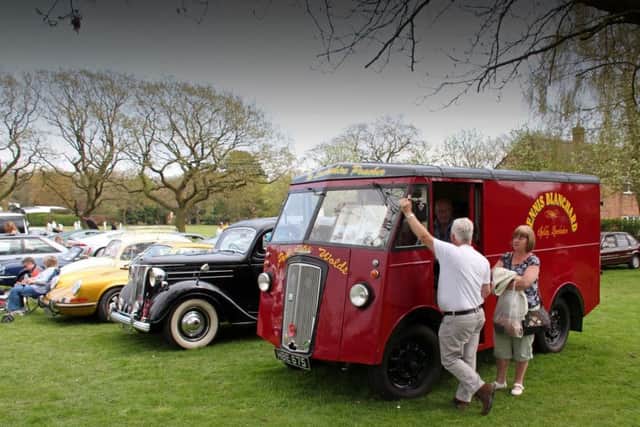 A vintage van, owned by Dennis Blanchard, from Spilsby.