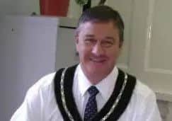 Market Rasen Mayor John Matthews with Coun Steve Bunney EMN-180430-111251001