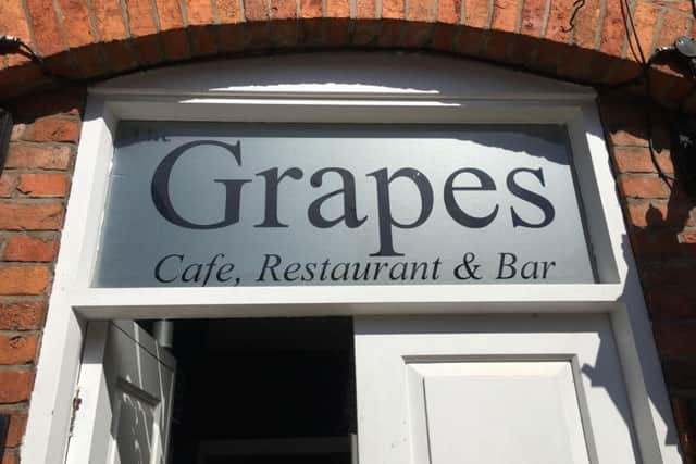 Work is progressing on Greg and Lucy Darmon's new venture, the Grapes cafe, restaurant and bar in Sleaford. EMN-180105-120040001