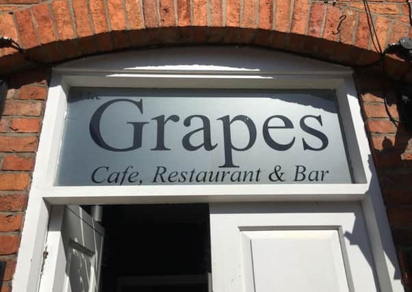 Work is progressing on Greg and Lucy Darmon's new venture, the Grapes cafe, restaurant and bar in Sleaford. EMN-180105-120040001