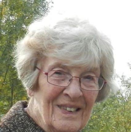 Hilda Moore, 95, of Sleaford suffered a massive internal brain haemorrhage after being hit by a wave from traffic driving through a flooded street. EMN-180105-094901001