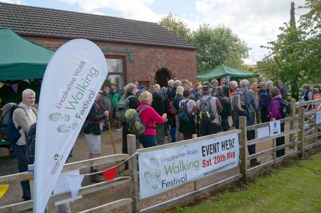 The 2017 launch of Wolds Walking Festival EMN-180322-175003001