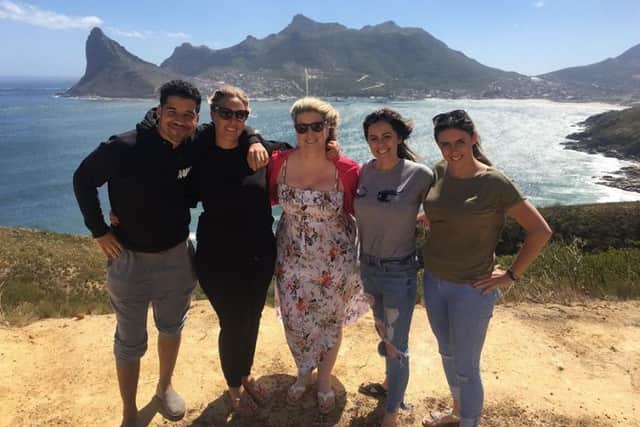 The whole team of Mission Inspire. Emma Wilson second from left. EMN-180105-141326001
