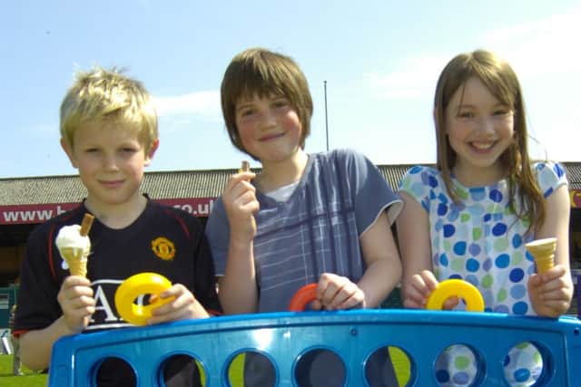 Boston United's Football in the Community fun day in 2008.
