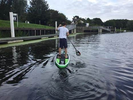 ASI surf instructor Phil May is based in Boston and is hoping to promote SUP paddle boarding at the British Kitesports Championships in Skegness. ANL-180205-143305001
