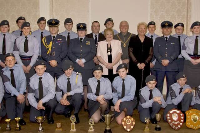 Some of those at Skegness Air Cadets' presentation evening at the Crown Hotel, Skegness, 10 years ago.