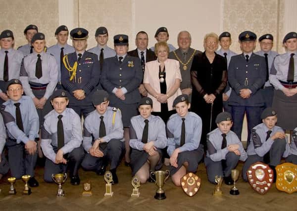 Some of those at Skegness Air Cadets' presentation evening at the Crown Hotel, Skegness, 10 years ago.