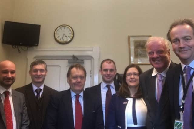 The Lincolnshire deputation to policing minster Mick Hurd, included Sleaford and North Hykeham MP Dr Caroline Johnson. EMN-180205-175922001