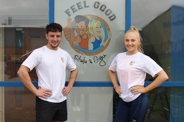 Ryan Gray and Lucy Aldridge at the new Feel Good Studio & Gym, Louth.