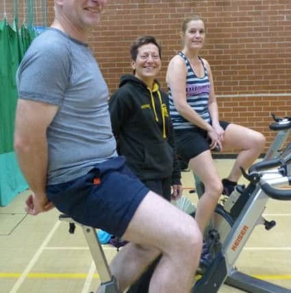 Just one of the group spinning sessions held at the De Aston Centre