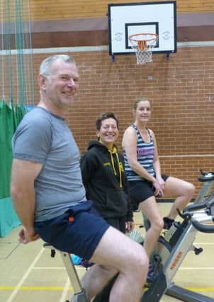 Just one of the group spinning sessions held at the De Aston Centre