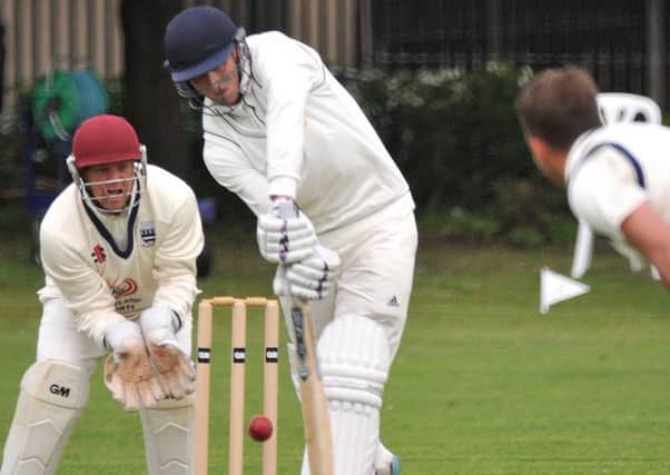 Tom Shorthouse opened the innings and was last man out against Deeping