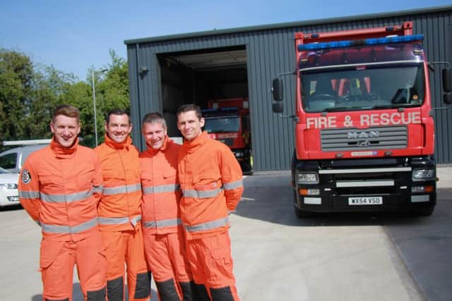 Some of the USAR team based at Sleaford. EMN-180805-174758001