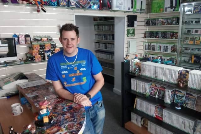 Thomas Steadman, owner of Games Central, Boston.