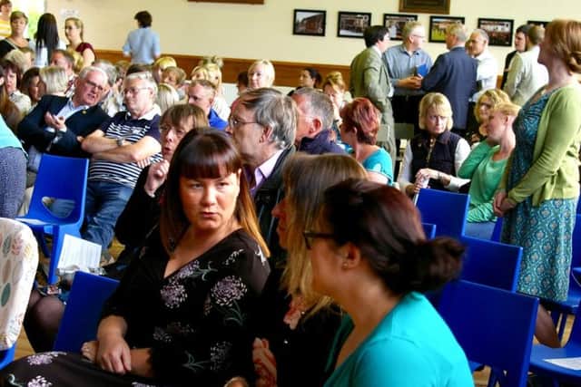 Images from last night's ULHT Children's Services meeting. EMN-181105-101001001