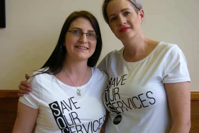 Campaigners from SoS Pilgrim Hospital.