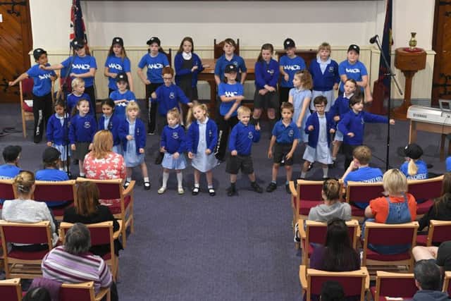 Sleaford Live Festival, Choirs Galore at Riverside Church, Sleaford. Winchelsea Primary school choir. EMN-180514-105031001