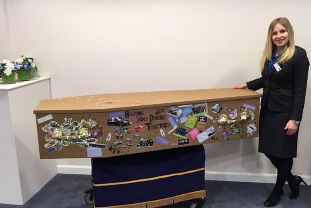 Jessica Emmerson, Lincolnshire Co-ops Louth, Grimsby and Caistor Funeral Home Manager.