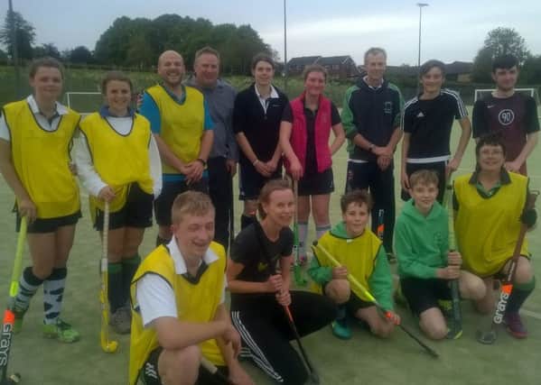 Newcomers joined in the fun with Louth Hockey Club EMN-180514-161458002
