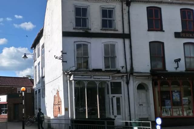 One of the buildings on the corner of Market Place could be transformed.