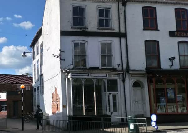 One of the buildings on the corner of Market Place could be transformed.
