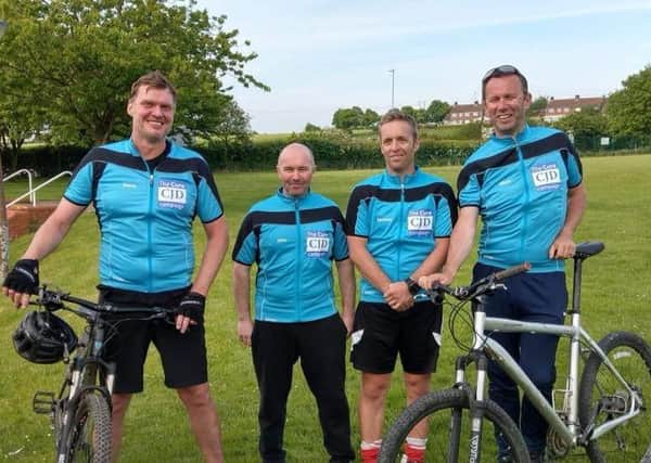 Steve Chatterton, John Lynskey, Sammy Asquith and Mark Reece will be heading south for the ride
