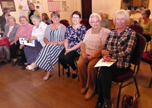 Members and speakers at the meeting of Holton le Moor WI EMN-180515-143837001