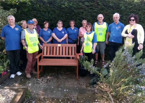 Coningsby & Tattershall Lions have unveiled a bench in memory of fellow Lion Carol Bryant EMN-180520-080842001