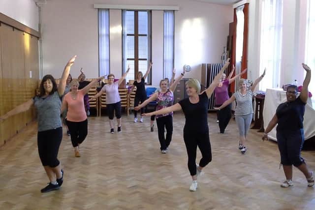 Fitsteps is inspired by Latin and ballroom dancing