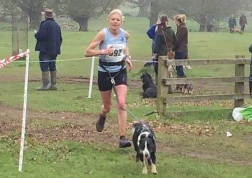 Janine and Lily compete in the CaniX at Belton EMN-180517-170803002