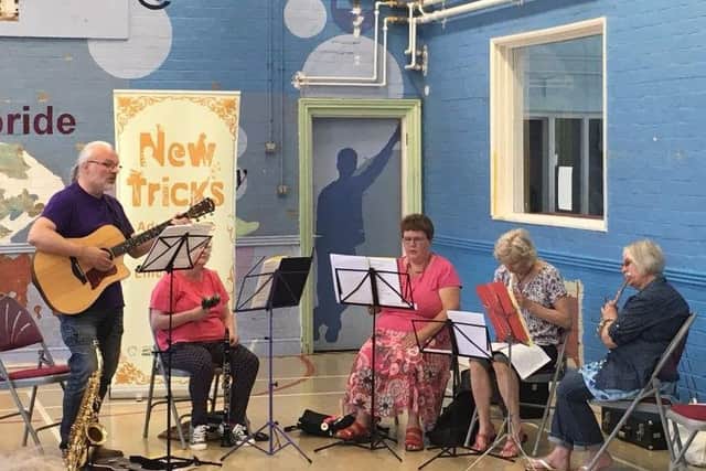 New Tricks performed at the launch of the over 50s club in Horncastle. EMN-180521-165755001