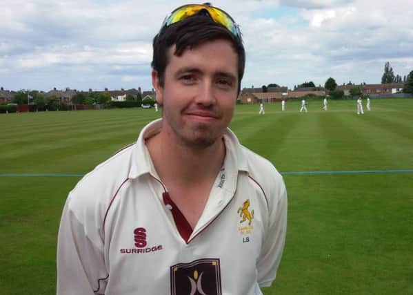 Louth captain Laurence Scott made a patient 44 against Woodhall Spa EMN-180522-081231002