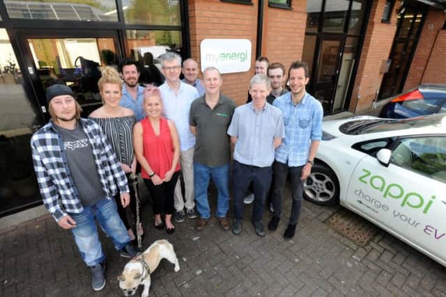 The team at Binbrook-based MyEnergi. EMN-180517-151605001
