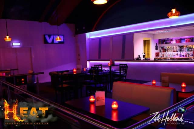 Clubbers can enjoy the Heat experience in a VIP area. EMN-180525-154253001