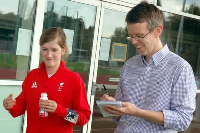 Chris interviews Paralympic sprint champion Sophie Hahn EMN-180523-133838002