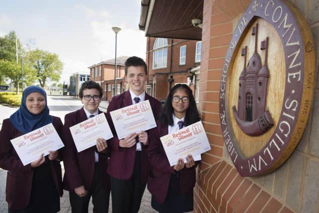 Pictured from left Yasmeen Soliman, JacobiTownsend, Theo Jones and Fearline Sebastian-Pilla EMN-180524-133149001
